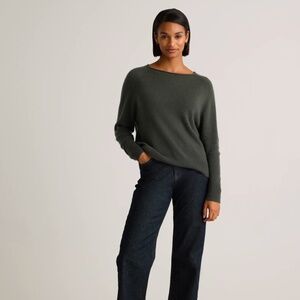 Quince L Mongolian Cashmere Boatneck Sweater
